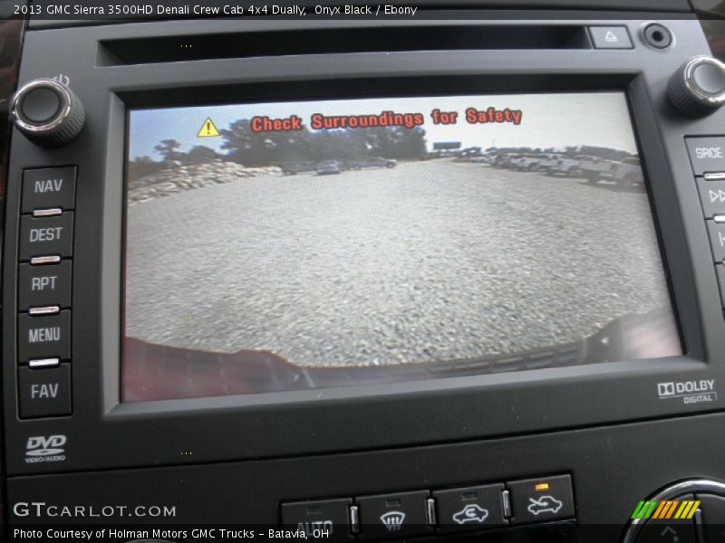 Onyx Black / Ebony 2013 GMC Sierra 3500HD Denali Crew Cab 4x4 Dually