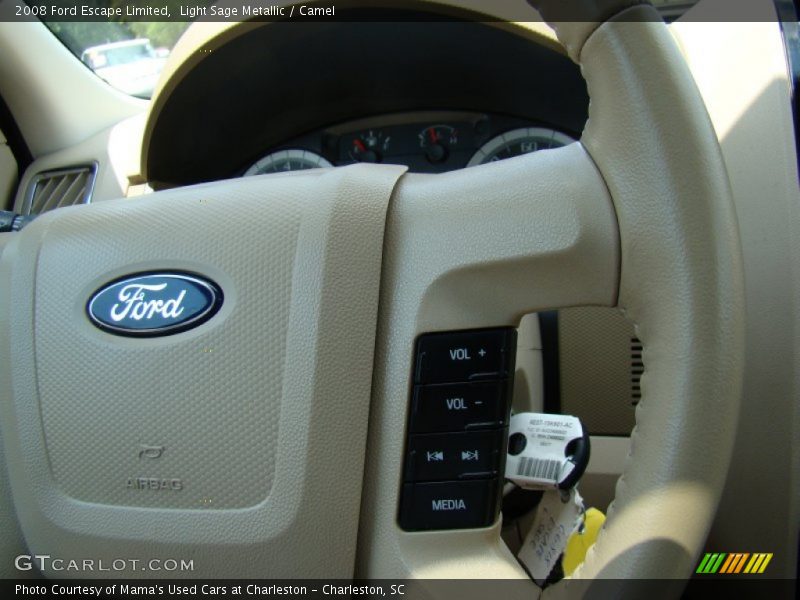 Light Sage Metallic / Camel 2008 Ford Escape Limited