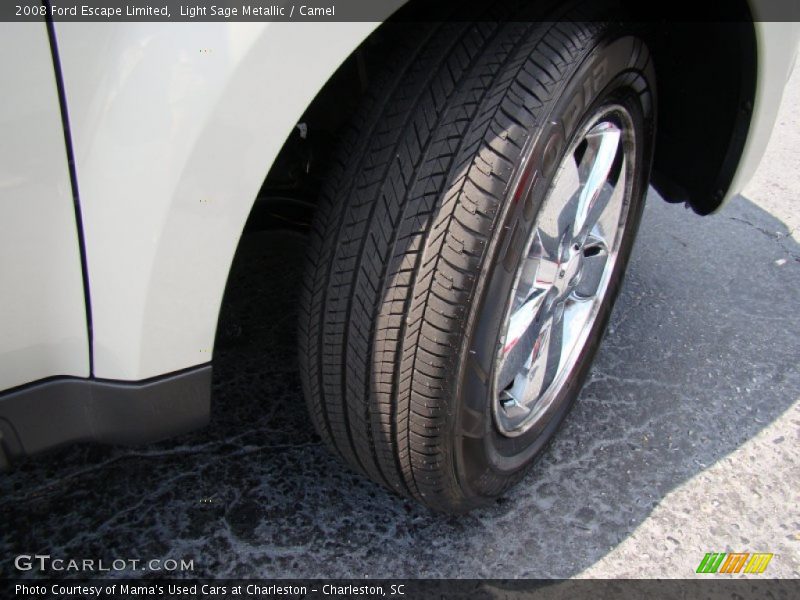 Light Sage Metallic / Camel 2008 Ford Escape Limited