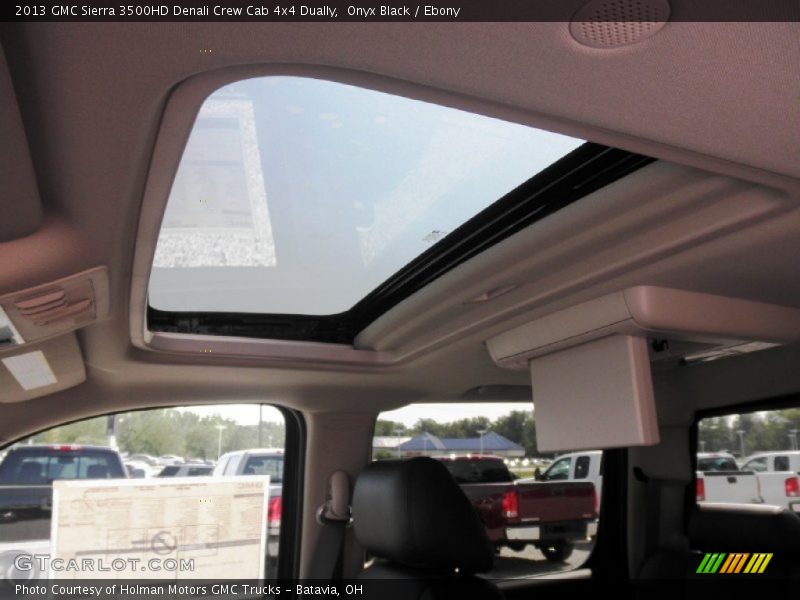 Onyx Black / Ebony 2013 GMC Sierra 3500HD Denali Crew Cab 4x4 Dually