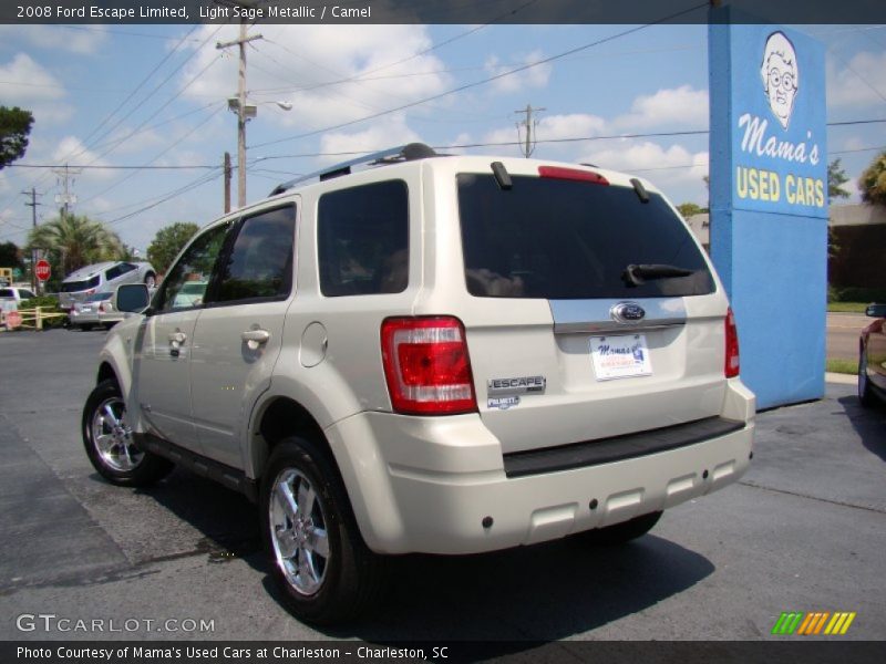 Light Sage Metallic / Camel 2008 Ford Escape Limited