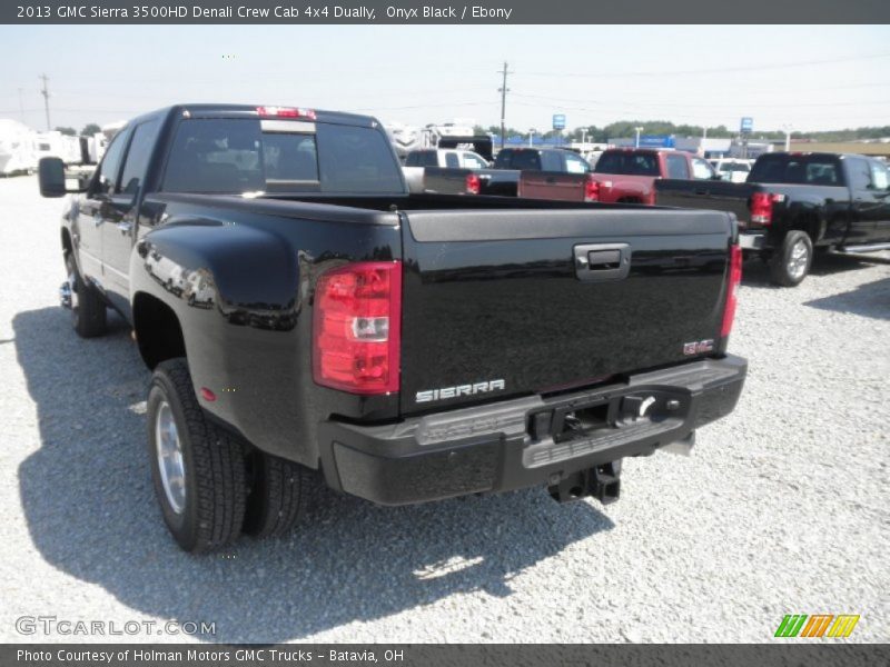 Onyx Black / Ebony 2013 GMC Sierra 3500HD Denali Crew Cab 4x4 Dually