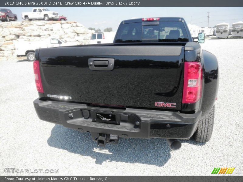 Onyx Black / Ebony 2013 GMC Sierra 3500HD Denali Crew Cab 4x4 Dually