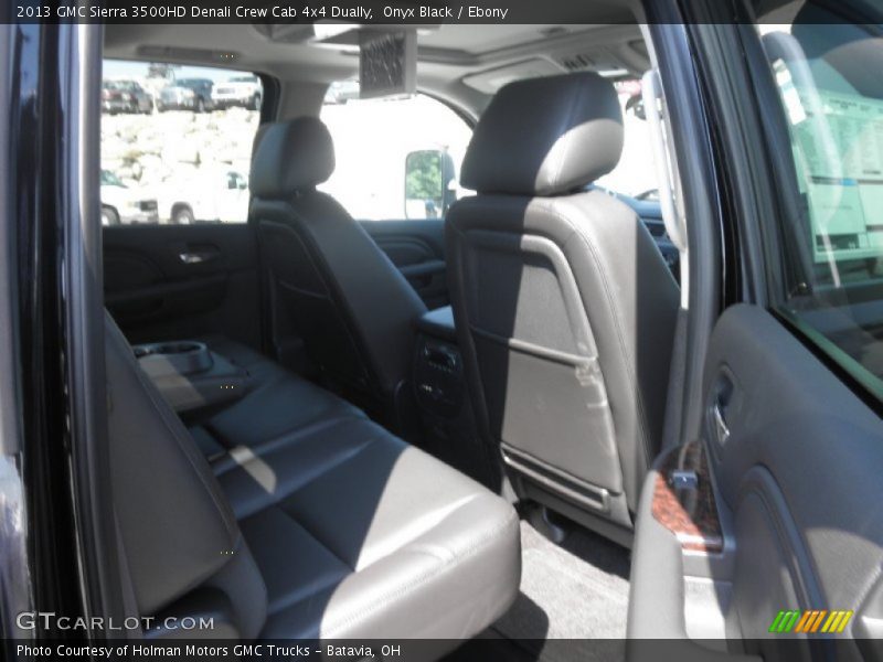 Onyx Black / Ebony 2013 GMC Sierra 3500HD Denali Crew Cab 4x4 Dually