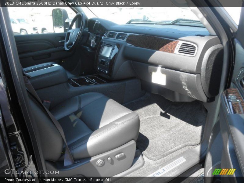 Onyx Black / Ebony 2013 GMC Sierra 3500HD Denali Crew Cab 4x4 Dually