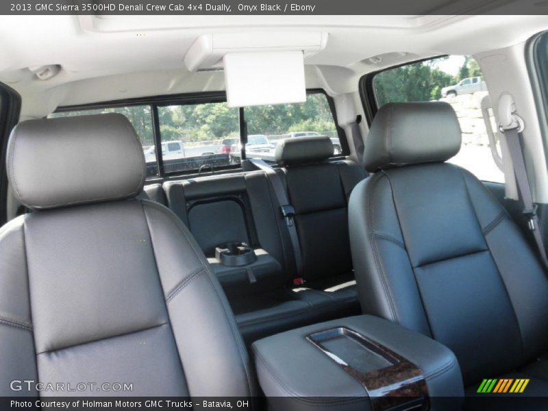  2013 Sierra 3500HD Denali Crew Cab 4x4 Dually Ebony Interior