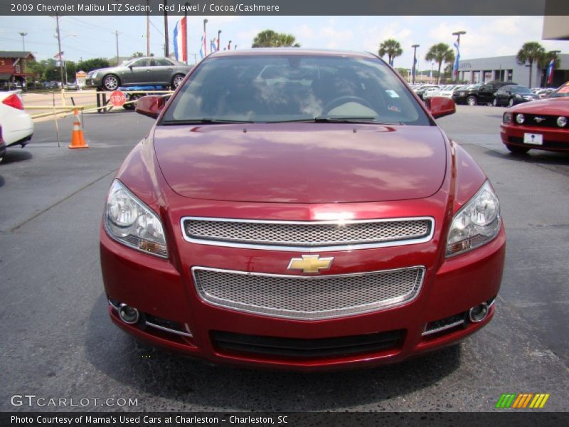 Red Jewel / Cocoa/Cashmere 2009 Chevrolet Malibu LTZ Sedan