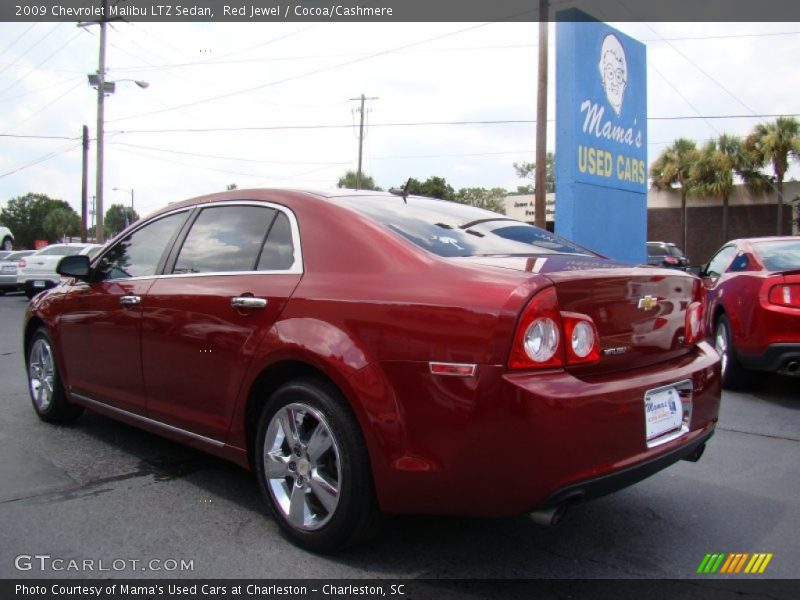 Red Jewel / Cocoa/Cashmere 2009 Chevrolet Malibu LTZ Sedan