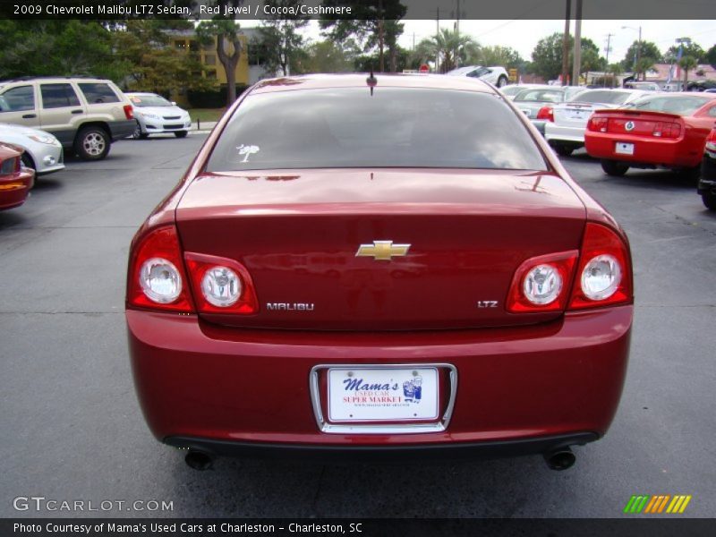 Red Jewel / Cocoa/Cashmere 2009 Chevrolet Malibu LTZ Sedan