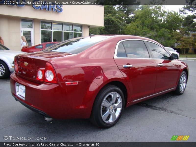 Red Jewel / Cocoa/Cashmere 2009 Chevrolet Malibu LTZ Sedan
