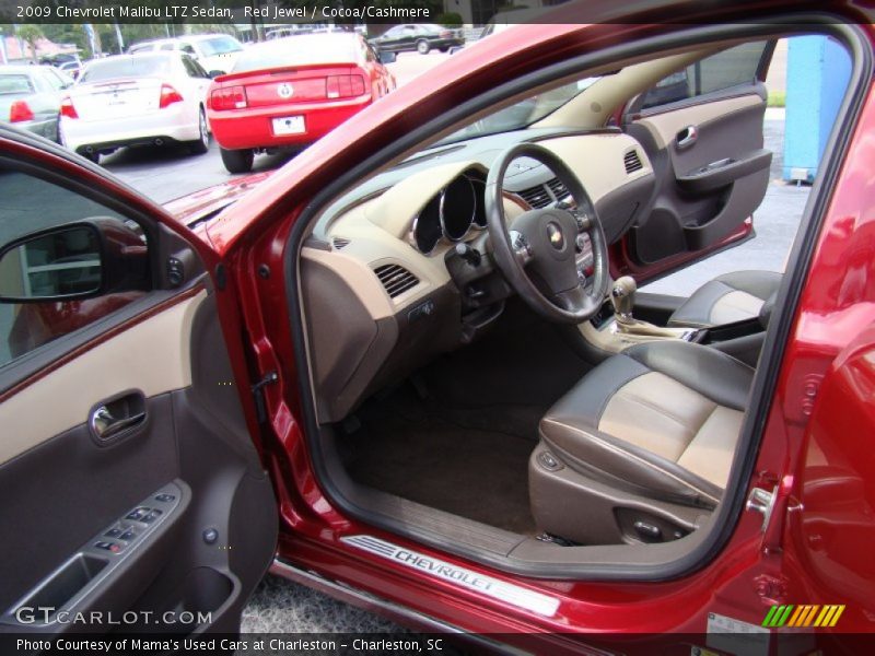 Red Jewel / Cocoa/Cashmere 2009 Chevrolet Malibu LTZ Sedan
