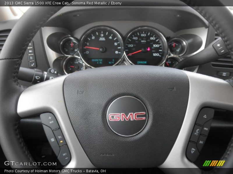 Sonoma Red Metallic / Ebony 2013 GMC Sierra 1500 XFE Crew Cab