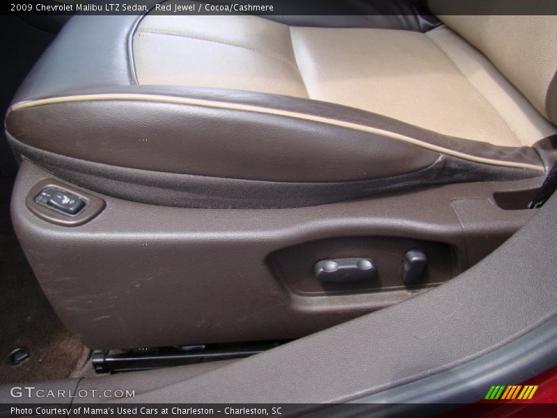 Red Jewel / Cocoa/Cashmere 2009 Chevrolet Malibu LTZ Sedan