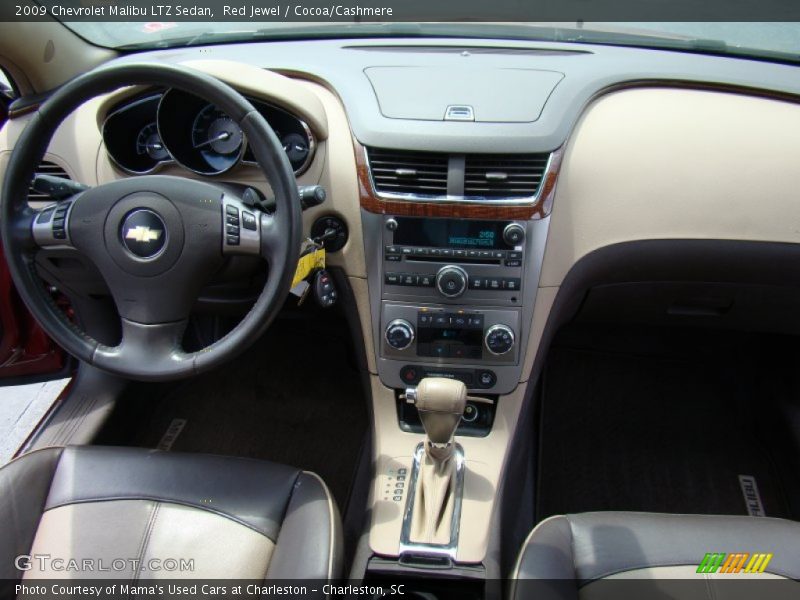 Red Jewel / Cocoa/Cashmere 2009 Chevrolet Malibu LTZ Sedan
