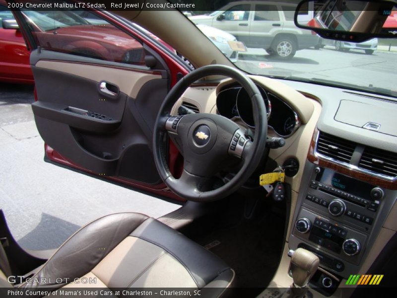 Red Jewel / Cocoa/Cashmere 2009 Chevrolet Malibu LTZ Sedan