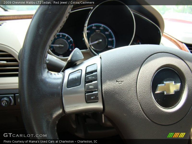 Red Jewel / Cocoa/Cashmere 2009 Chevrolet Malibu LTZ Sedan