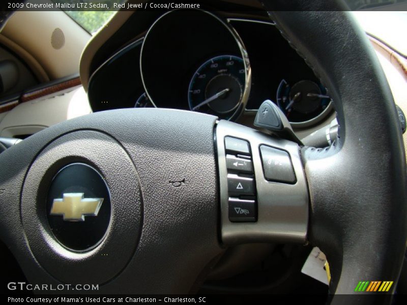 Red Jewel / Cocoa/Cashmere 2009 Chevrolet Malibu LTZ Sedan