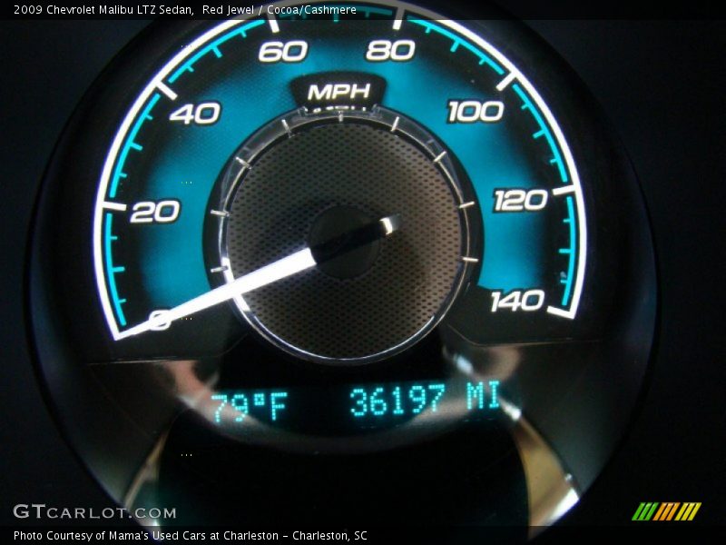Red Jewel / Cocoa/Cashmere 2009 Chevrolet Malibu LTZ Sedan