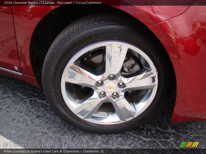 Red Jewel / Cocoa/Cashmere 2009 Chevrolet Malibu LTZ Sedan