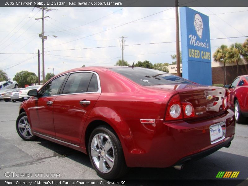Red Jewel / Cocoa/Cashmere 2009 Chevrolet Malibu LTZ Sedan