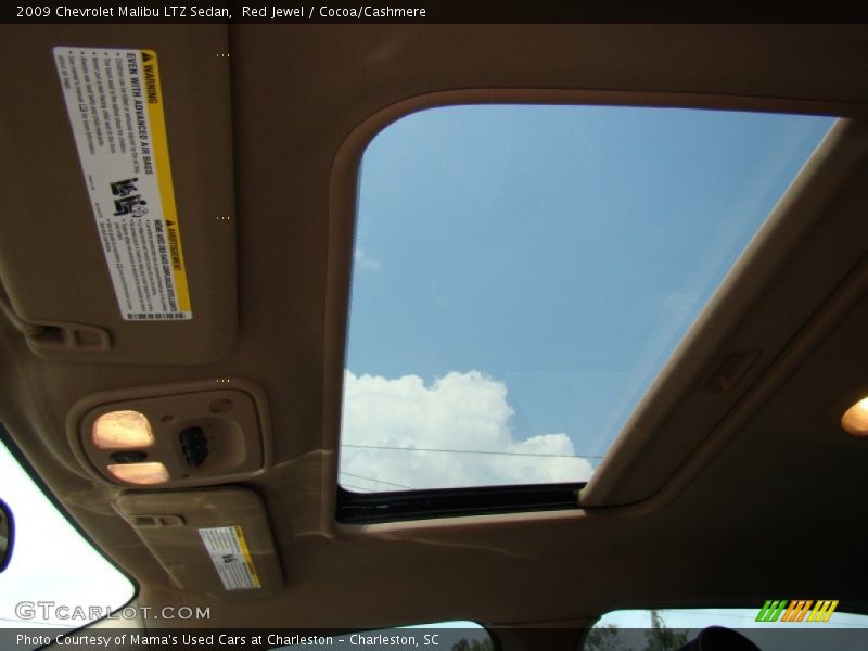Red Jewel / Cocoa/Cashmere 2009 Chevrolet Malibu LTZ Sedan