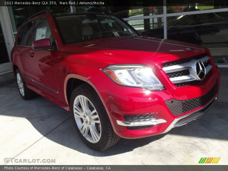 Mars Red / Almond/Mocha 2013 Mercedes-Benz GLK 350
