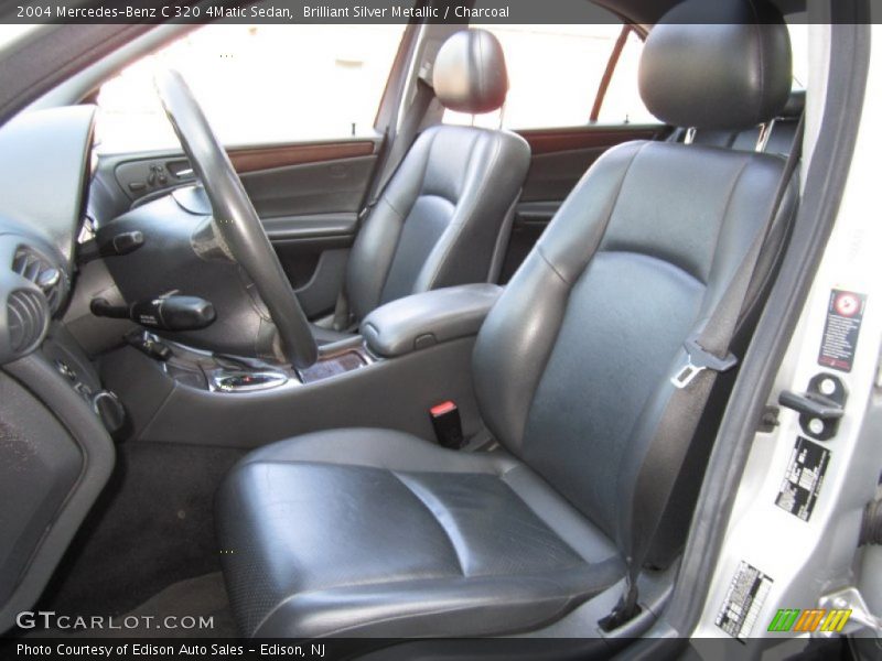 Brilliant Silver Metallic / Charcoal 2004 Mercedes-Benz C 320 4Matic Sedan