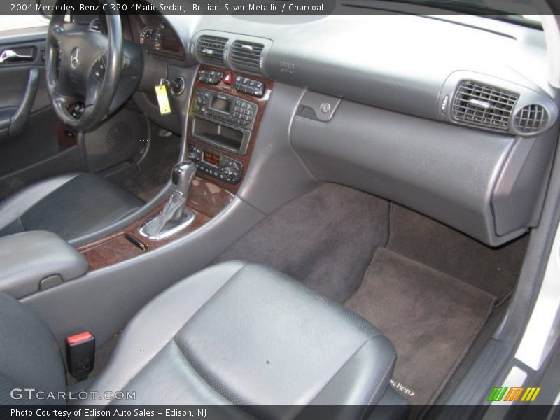 Brilliant Silver Metallic / Charcoal 2004 Mercedes-Benz C 320 4Matic Sedan