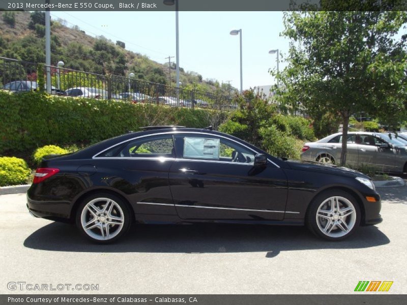 Black / Black 2013 Mercedes-Benz E 550 Coupe