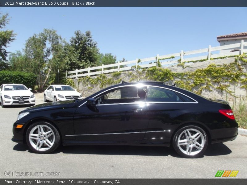 Black / Black 2013 Mercedes-Benz E 550 Coupe