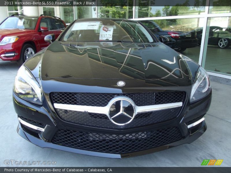 Black / Black 2013 Mercedes-Benz SL 550 Roadster