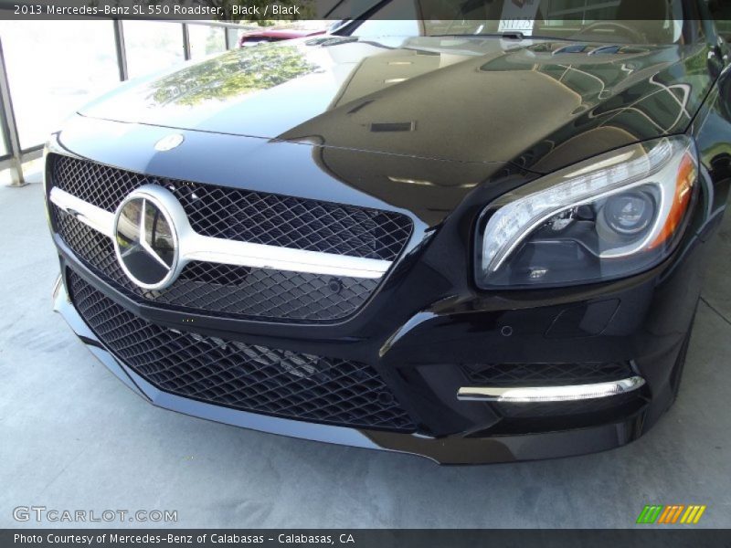 Black / Black 2013 Mercedes-Benz SL 550 Roadster