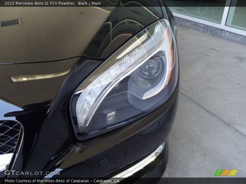 Black / Black 2013 Mercedes-Benz SL 550 Roadster