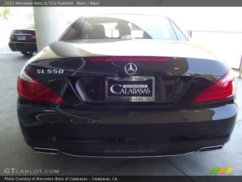 Black / Black 2013 Mercedes-Benz SL 550 Roadster