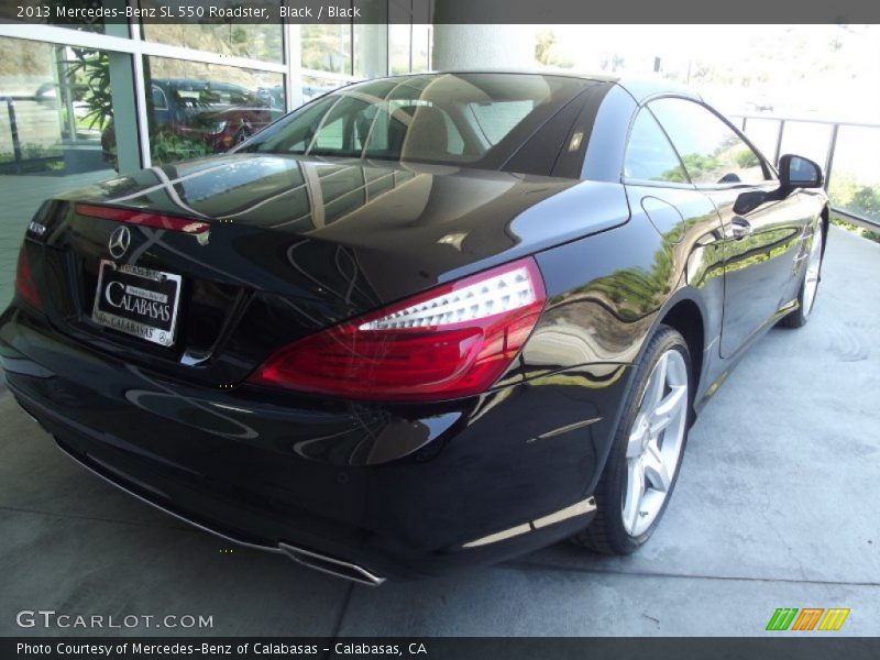 Black / Black 2013 Mercedes-Benz SL 550 Roadster