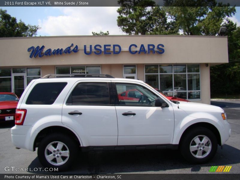 White Suede / Stone 2011 Ford Escape XLT V6