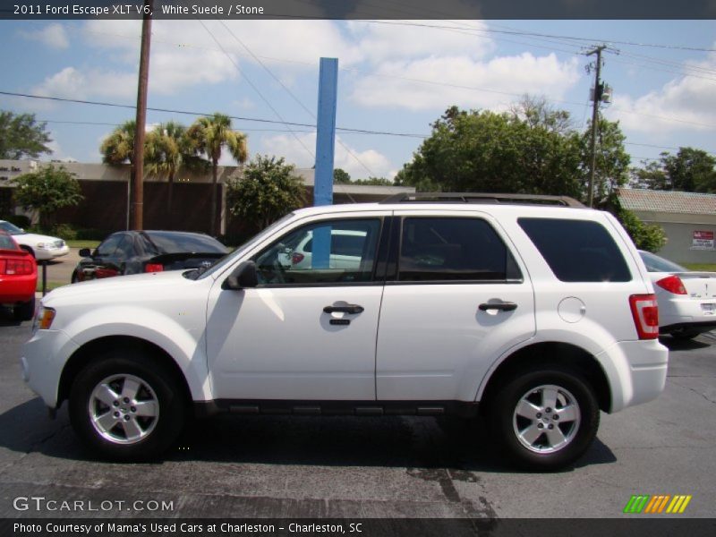 White Suede / Stone 2011 Ford Escape XLT V6