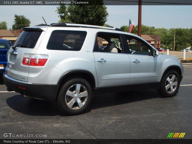 Quicksilver Metallic / Cashmere 2011 GMC Acadia SLT AWD