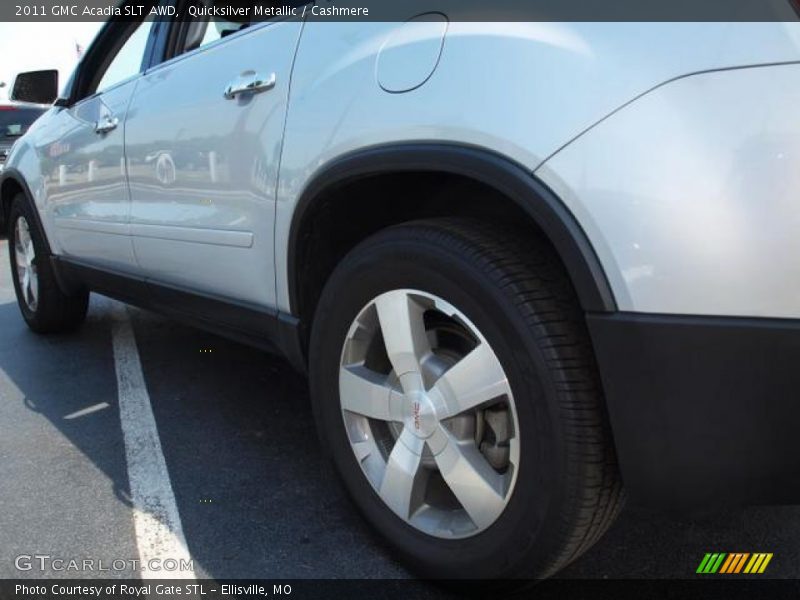 Quicksilver Metallic / Cashmere 2011 GMC Acadia SLT AWD