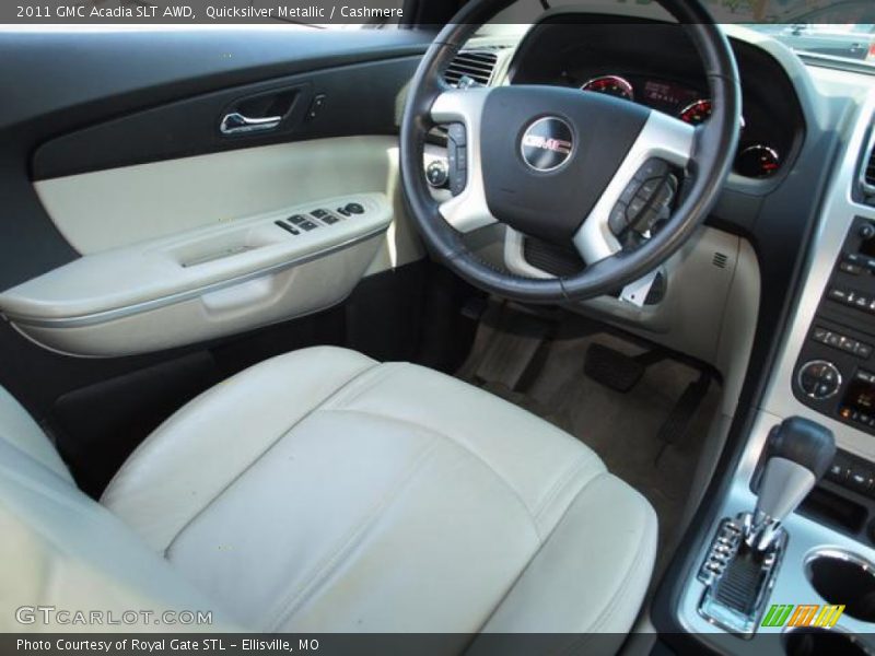 Quicksilver Metallic / Cashmere 2011 GMC Acadia SLT AWD