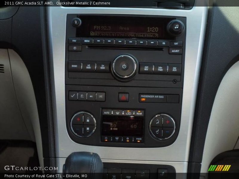 Quicksilver Metallic / Cashmere 2011 GMC Acadia SLT AWD