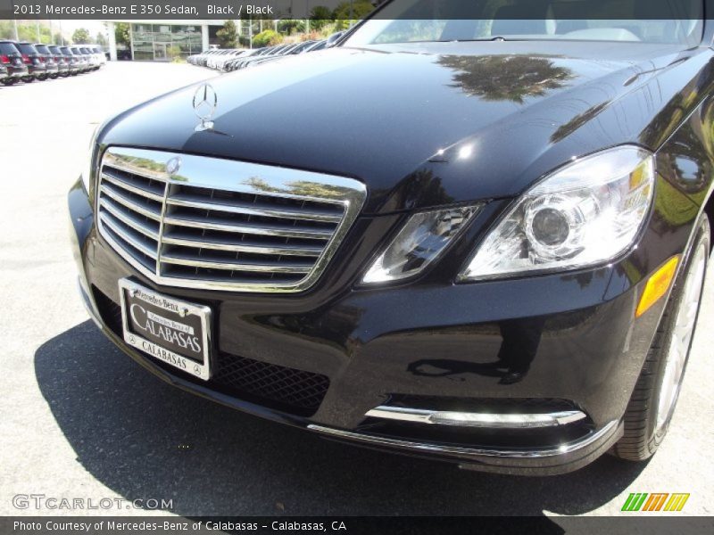 Black / Black 2013 Mercedes-Benz E 350 Sedan