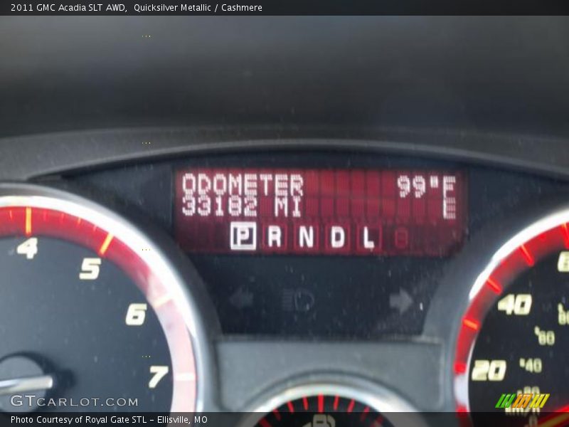 Quicksilver Metallic / Cashmere 2011 GMC Acadia SLT AWD