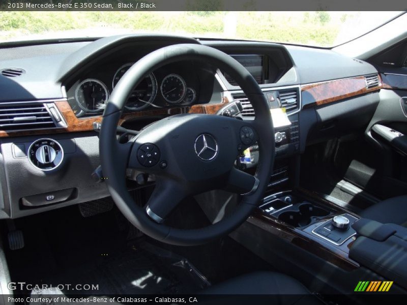 Black / Black 2013 Mercedes-Benz E 350 Sedan