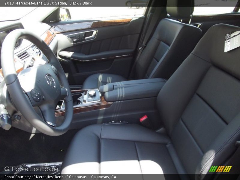 Black / Black 2013 Mercedes-Benz E 350 Sedan