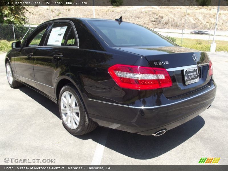 Black / Black 2013 Mercedes-Benz E 350 Sedan