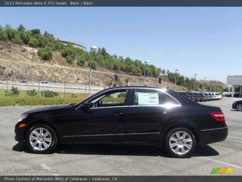 Black / Black 2013 Mercedes-Benz E 350 Sedan