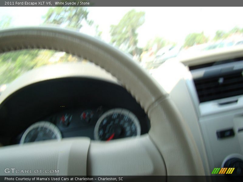 White Suede / Stone 2011 Ford Escape XLT V6