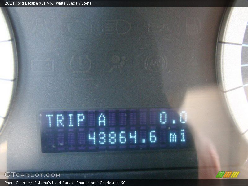 White Suede / Stone 2011 Ford Escape XLT V6