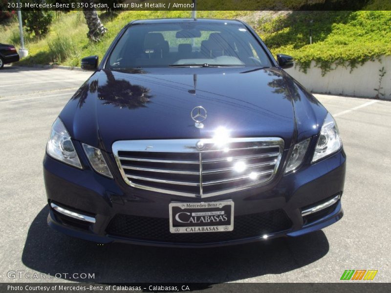Lunar Blue Metallic / Almond 2013 Mercedes-Benz E 350 Sedan